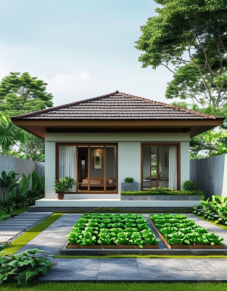5. Rumah Minimalis Bernuansa Alam