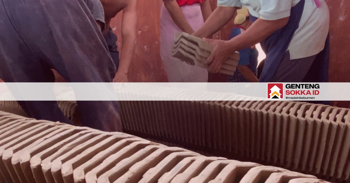Proses Pembuatan Genteng Sokka Asli Kebumen Step by Step