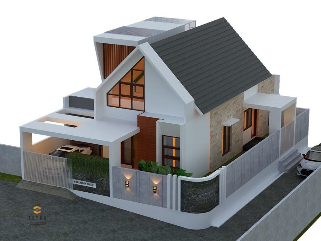Atap Kombinasi (Modern Tropis)